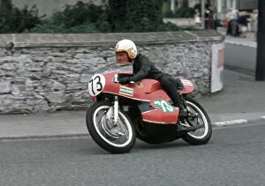 Images Dated 2nd June 2021: Jeremy Davies (Yamaha) 1973 Lightweight Manx Grand Prix