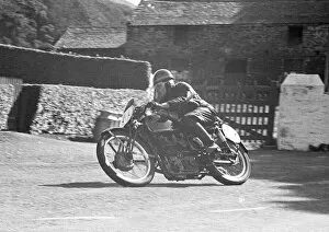 Images Dated 26th September 2021: Jesse Dolby (Velocette) 1951 Senior Manx Grand Prix