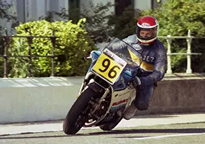 Images Dated 29th November 2019: Jez Thrush (Suzuki) 1987 Senior Manx Grand Prix