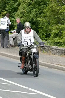 Images Dated 22nd August 2020: Jim Crook (1927 BSA), No. 51, 2007 Re-enactment