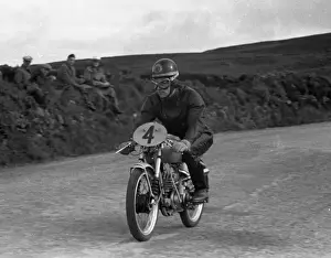 Anelay Prints: Jim Crossley Anelay 1954 Ultra Lightweight TT Practice