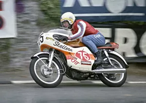 Images Dated 24th July 2020: Jim Curry (Honda) 1973 Production TT