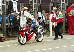 Images Dated 17th January 2017: Jim Hodson (Honda) 1995 Ultra Lightweight TT