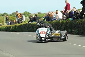Images Dated 8th July 2015: Jim Noble & Shaun Chandler (Equipe Suzuki) 2015 Southern 100