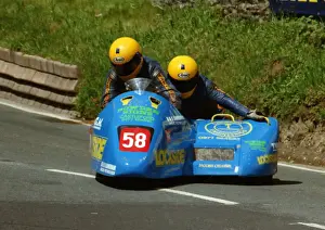 Jim Norbury & Norman Elcock (Jacobs Yamaha) 1995 Sidecar TT