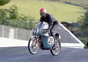 Images Dated 10th January 2021: Jim Pink (Honda) 1968 50cc TT