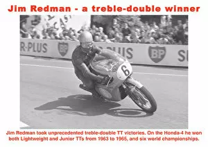 Images Dated 9th November 2019: Jim Redman - a treble-double winner