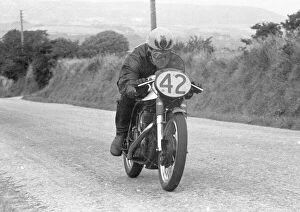 Images Dated 22nd July 2022: Jimmy Buchan (Norton) 1955 Senior Manx Grand Prix
