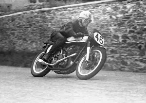 Images Dated 7th February 2022: Jimmy Buchan (Norton) 1957 Junior TT