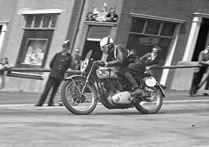 Images Dated 17th August 2021: Jimmy Drysdale (BSA) 1953 Junior Clubman TT
