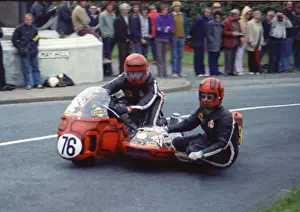 Jo Rocheleau & Alma Rocheleau (MGF BSA) 1974 Sidecar 750 TT