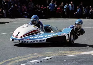 Jock Taylor & Benga Johannson (Fowler Yamaha) 1981 Sidecar TT