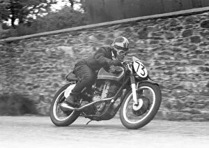 Images Dated 3rd February 2022: Joe Brindley (AJS) 1957 Junior TT