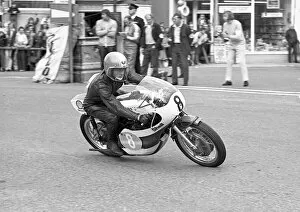 Images Dated 27th June 2022: Joe Lindsay (Yamaha) 1973 Junior Manx Grand Prix