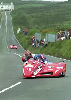 Joe Martin & Kate Harrington (DMR Yamaha) 1998 Sidecar TT