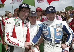 Robert Dunlop Collection: Joey Dunlop, David Wood and Robert Dunlop 1993 Ultra Lightweight TT