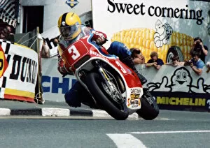 Images Dated 8th March 2019: Joey Dunlop (Honda) 1982 Formula One TT
