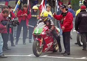 Images Dated 26th June 2020: Joey Dunlop (Honda) 1998 Lightweight TT