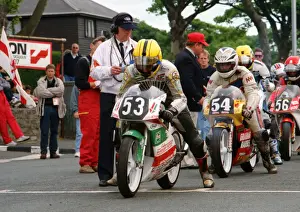 Joey Dunlop Prints: Joey Dunlop (McMenemy Honda) 1995 Ultra Lightweight TT