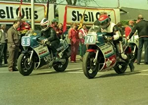 Images Dated 9th December 2017: Joey O Driscoll & Paddy Martin (Suzuki) 1986 Production B TT