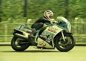 Images Dated 9th December 2017: Joey O Driscoll (Suzuki) 1986 Production B TT