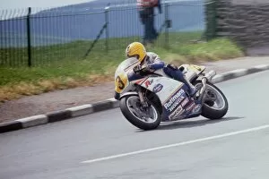 Images Dated 1st July 2011: Joey at Signpost Corner, 1986 Senior TT
