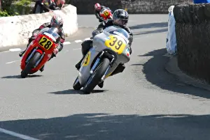 John A. Jones (Seeley Matchless) and Tom Jackson (Drixton Honda) 2011 Pre TT Classic