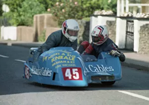 Images Dated 20th October 2021: John Booth & Peter Smethurst (Ireson) 1990 Sidecar TT