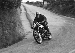 Images Dated 24th February 2021: John Boynton (Norton) 1949 Junior Manx Grand Prix