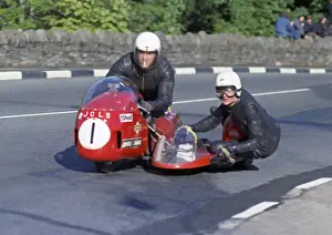 John Brandon & Cliff Holland (JCLS Honda) 1973 750 Sidecar TT
