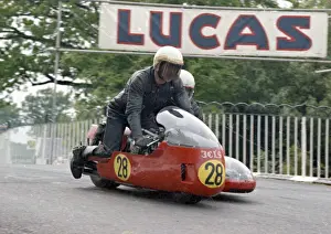 John Brandon & Cliff Holland (JCLS Honda) 1974 750 Sidecar TT