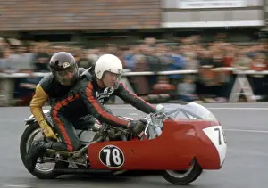 Triumph Prints: John Brandon & Clive Price (JCLS Triumph) 1983 Classic Lap TT