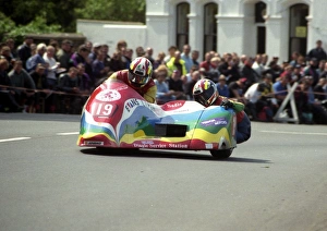 Images Dated 8th January 2018: John Childs & Sadie Childs (Honda) 1996 Sidecar TT