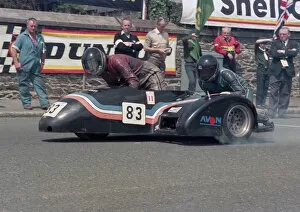 John Coles & Graham Mapletoft (Yamaha) 1986 Sidecar TT