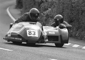 John Coles & Graham Mapletoft (Yamaha) 1986 Sidecar TT