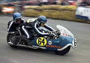 Images Dated 24th April 2020: John Dailey & Arthur Dailey (Norton) 1971 750 Sidecar TT