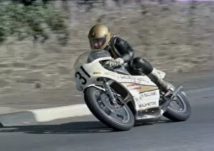 Images Dated 12th August 2021: John Davies (Yamaha) 1982 Senior Manx Grand Prix