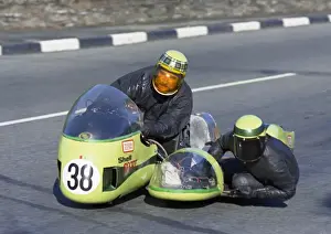 Hi Tac Suzuki Prints: John Graham & W Forrest (Hi-Tac Suzuki) 1973 750 Sidecar TT