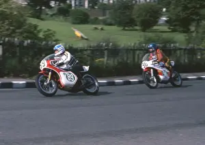 John Hannaford (Yamaha) and Ron Rowlands (Yamaha) 1978 Lightweight Manx Grand Prix