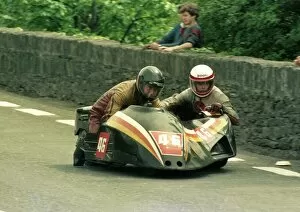 John Hartell Gallery: John Hartell & Tony Newsholme (Windle) 1986 Sidecar TT