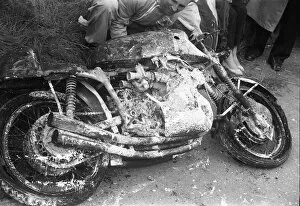 Images Dated 25th December 2021: John Hartle (MV) 1958 Senior TT