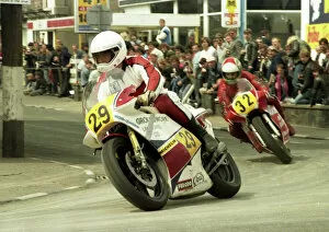 Images Dated 2nd December 2017: John Heselwood (Suzuki) 1984 Senior TT