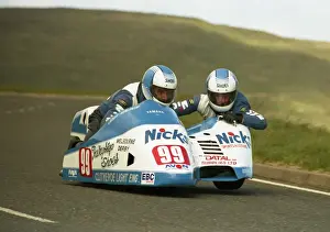 John Holden / David Burgess (Yamaha) 1988 Sidecar TT