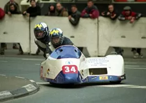 Images Dated 8th January 2018: John Holden & Ian Watson (Jacobs) 1996 Sidecar TT