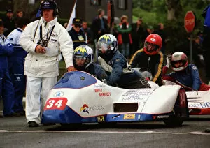Images Dated 9th March 2018: John Holden & Ian Watson (Jacobs) 1996 Sidecar TT