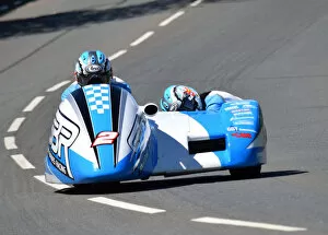 John Holden & Lee Cain (Honda) 2019 Sidecar TT