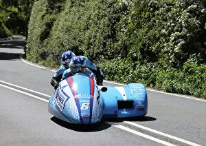 Images Dated 14th June 2023: John Holden Maxime Vasseur LCR Yamaha 2023 Sidecar TT