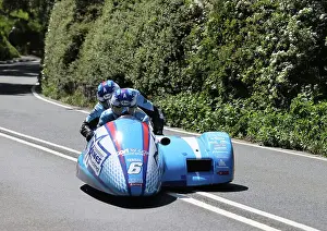 Yamaha Prints: John Holden Maxime Vasseur LCR Yamaha 2023 Sidecar TT