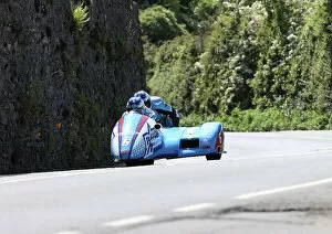 Images Dated 14th June 2023: John Holden Maxine Vasseur LCR Yamaha 2023 Sidecar TT
