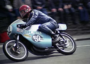 Images Dated 31st December 2017: John Kirkby (Ellis Yamaha) 1974 Ultra Lightweight TT
